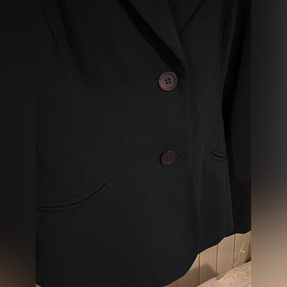 NWT! Rena Rowan Dark Navy Blue 2-Button Women’s Blazer Jacket SIZE 10 - Picture 5 of 12